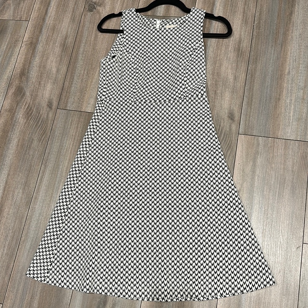 Loft houndstooth dress